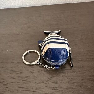 Kate Spade Blue Mini Backpack Keychain